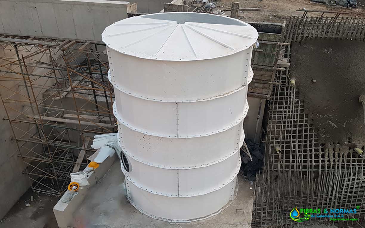 Tanque de almacenamiento modular Tanque de almacenamiento modular de agua